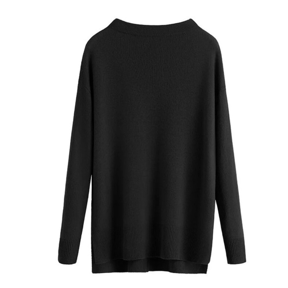 Cuyana Black Classic Cashmere Sweater
